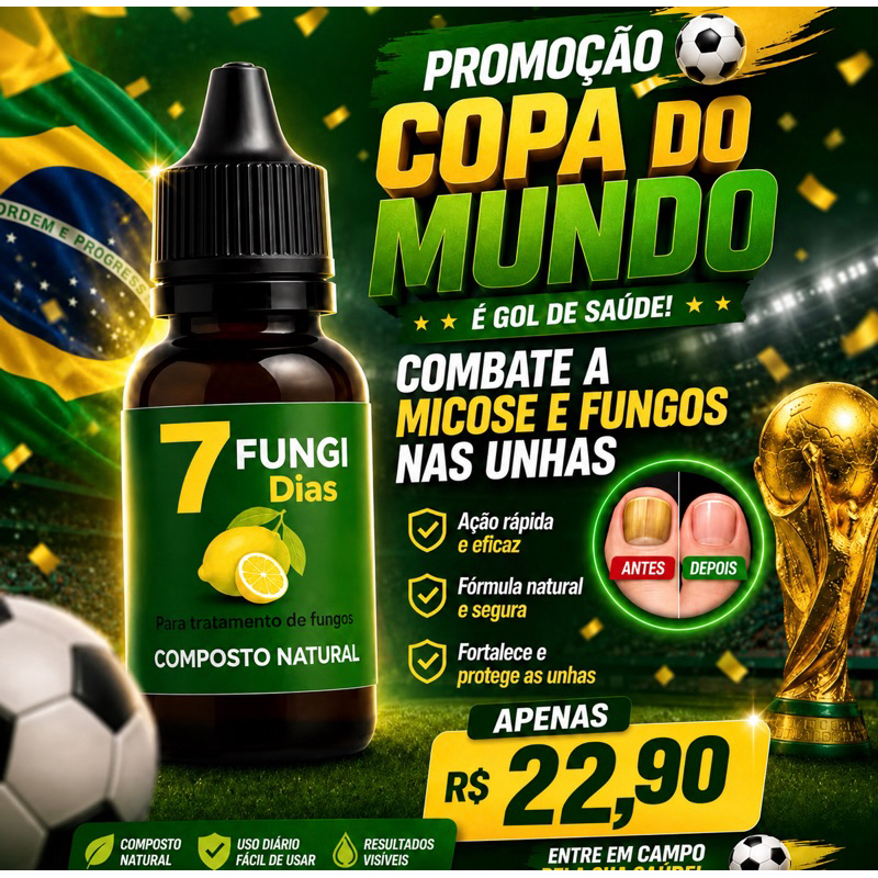 PROMOÇÃO COPA DO MUNDO  Diga Adeus à Micose e a