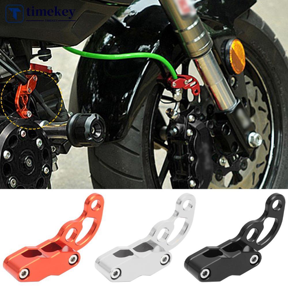 TIMEKEY Motocicleta CNC Frente Duplo Furo Linha De