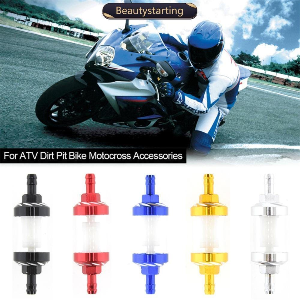 Filtro de gasolina para motocicleta de 8mm em liga