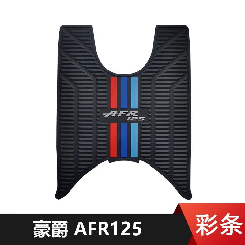 Adequado para Haojue AFR125 látex pé esteira mot