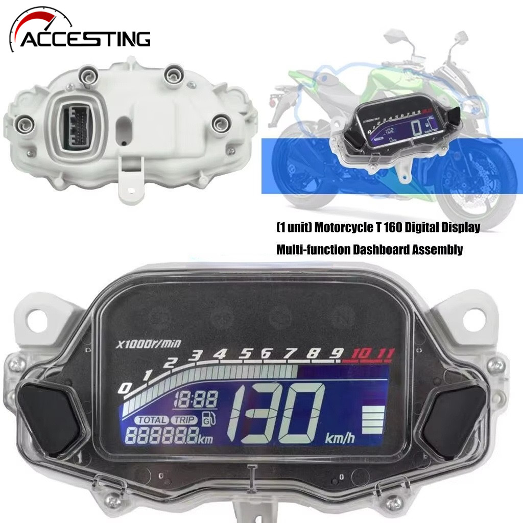 Velocímetro De Motocicleta Com Display Digital , 