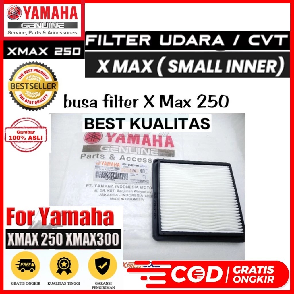 Filtro De Ar CVT Espuma XMAX X MAX 250 300 B74-E54