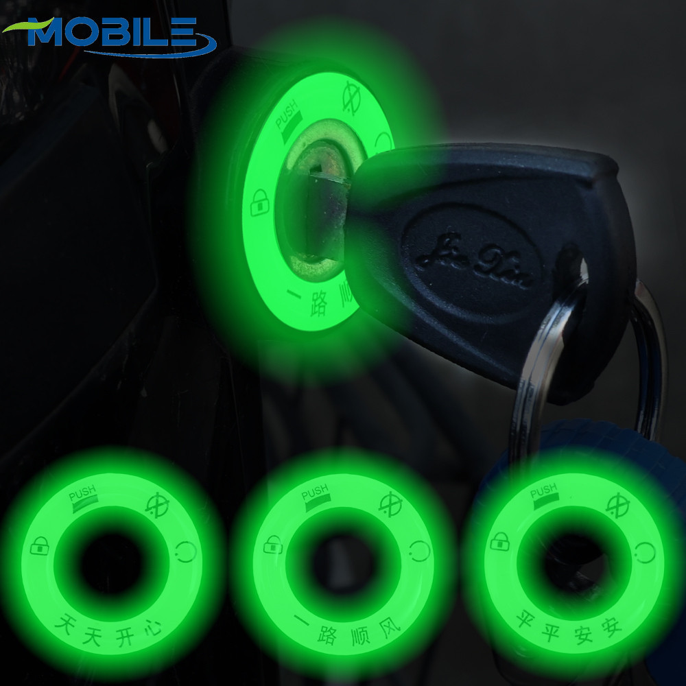 Adesivo Fluorescente De Anel De Interruptor-De Cha