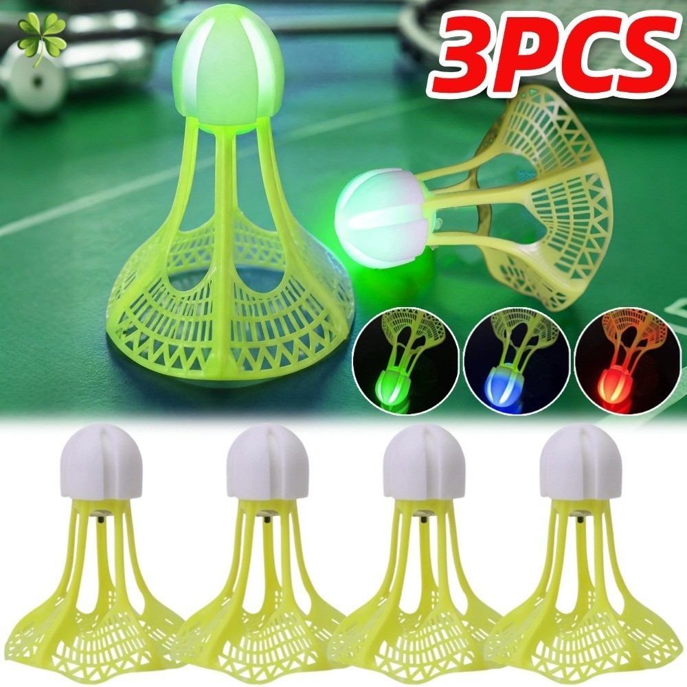 3 Pçs Super À Prova De Vento LED Luminoso Peteca