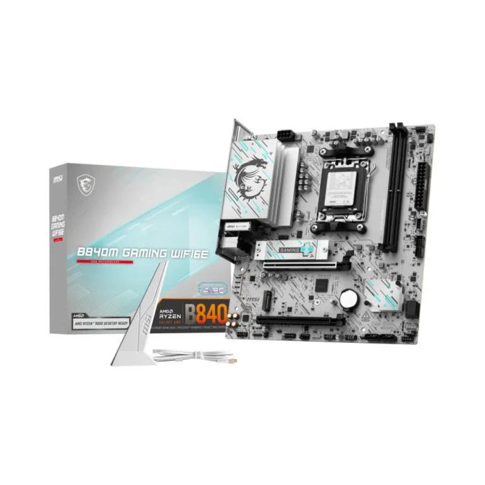 Placa Mãe MSI B840M Gaming WiFi 6E AM5 DDR5 mATX