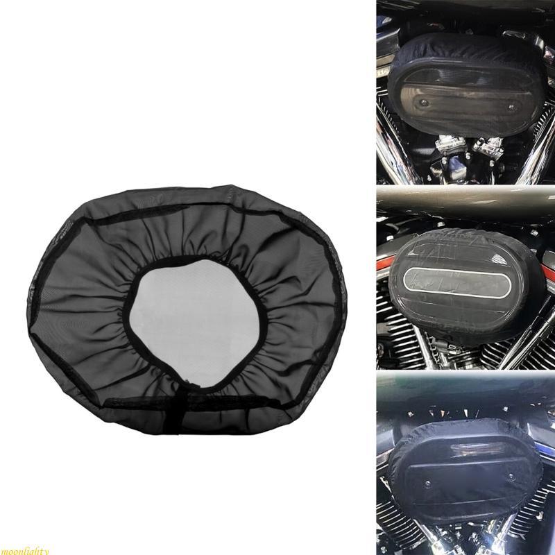 moonlighty Capa Preta Para Motocicleta, Filtro Ar,