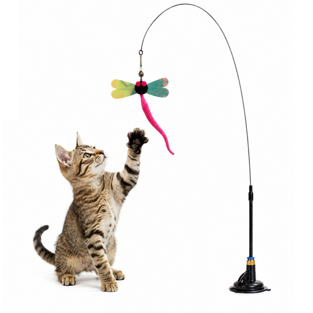 Brinquedo Para Gatos Vara Varinha Interativas Com