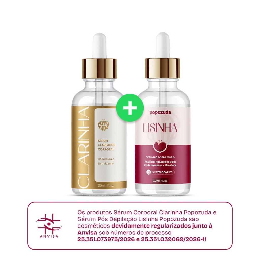 Popozuda Clarinha + Lisinha | Séruns Corporais pa