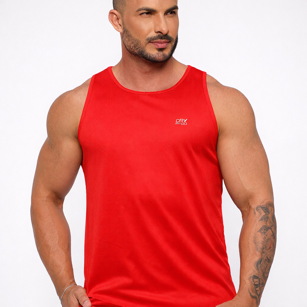 Kit 3 Regatas Masculinas Dry Fit Academia Treino R