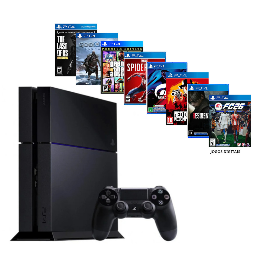 Sony Playstation 4 1000 gb Ps4 + Ea Fc Fifa 26 + G