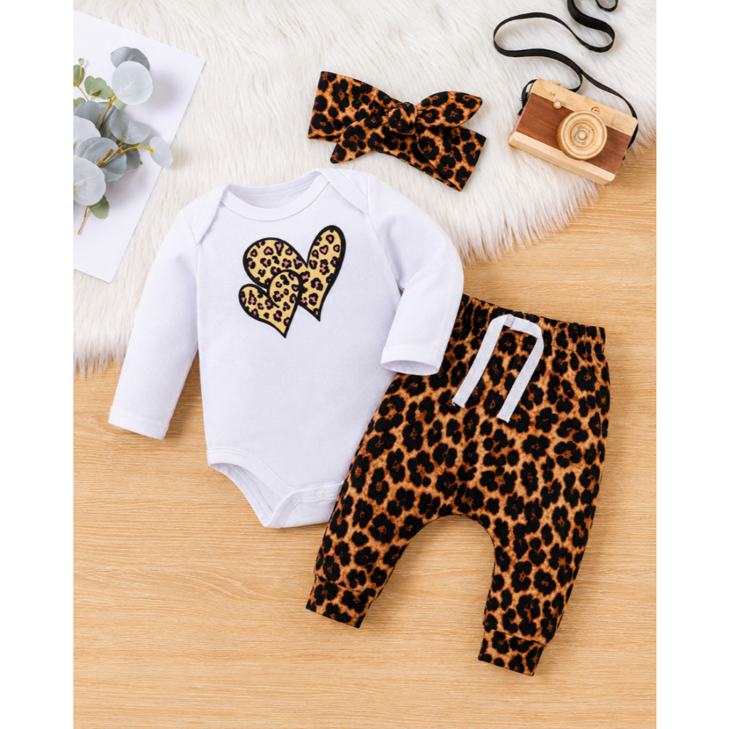conjunto bebe menina oncinha inverno frio roupa ro