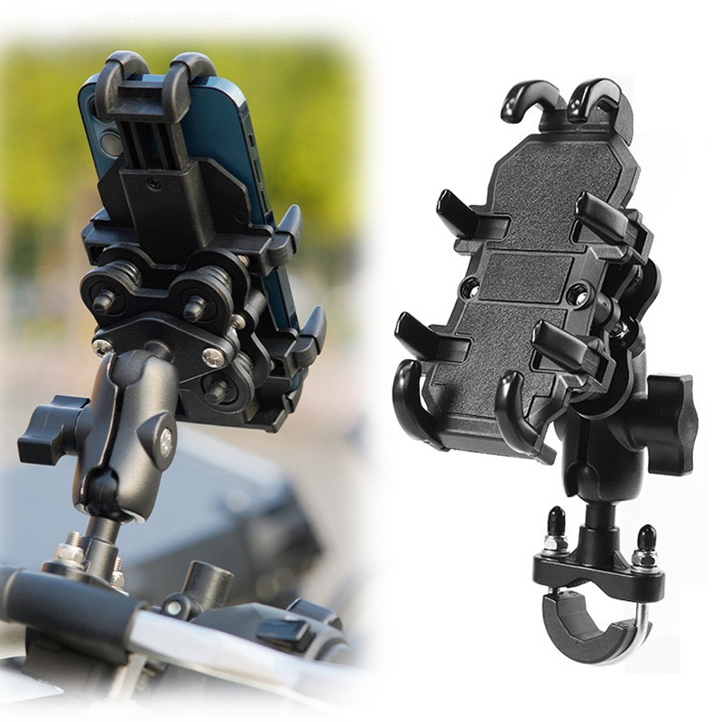 Suporte de Telefone para Motocicleta com Amorteced