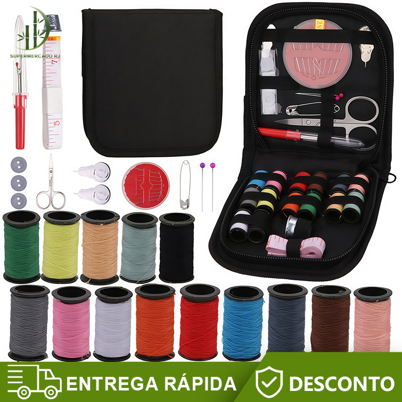 Portable Complete Sewing Kit-with 42 pcs Sewing Cr