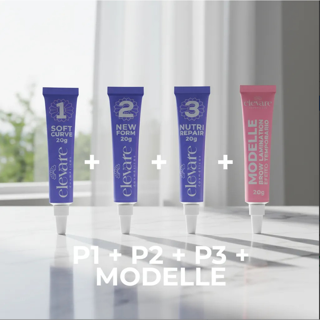 Passo 1 + 2 + 3 + Modelle Lash Lifting Brow Lamina