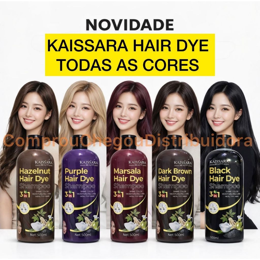 Shampoo Tonalizante e matizador 500ml HAIR DYE Esc