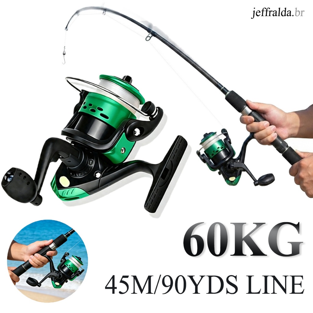 Molinete Ultra Light Micro 60KG  Levíssimo com Li