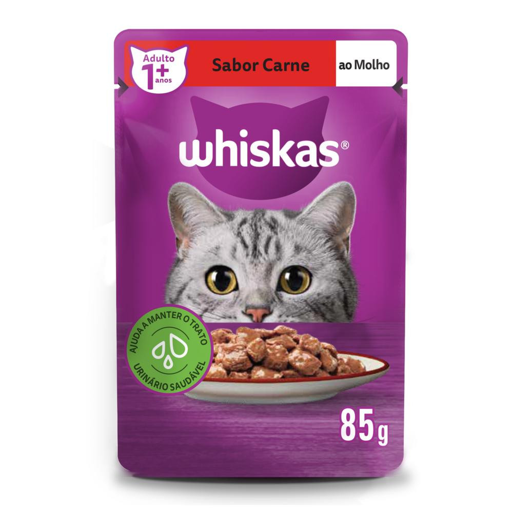 Ração Úmida Sachê Carne ao Molho para Gatos Ad