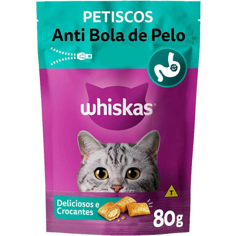 Petisco Whiskas Anti Bola de Pelo Para Gatos Adult