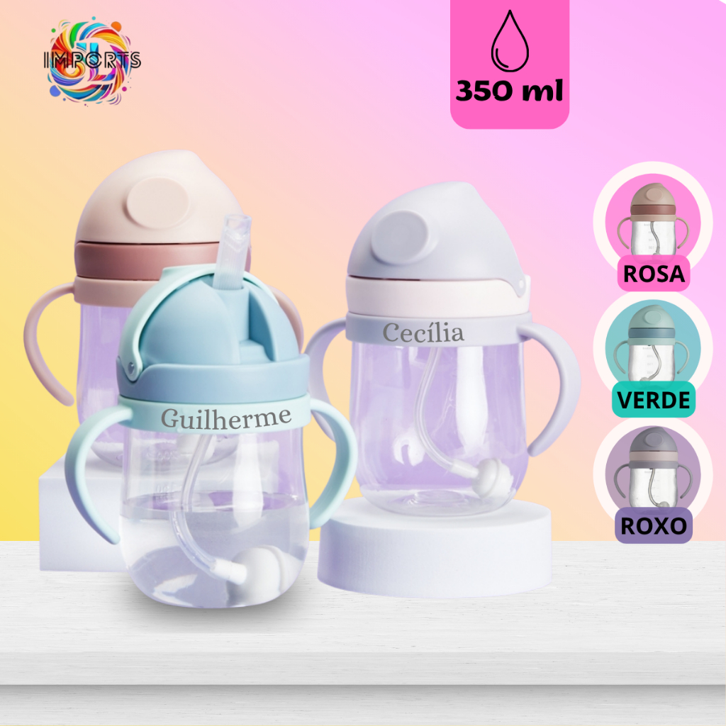 Copo Personalizado de Transição Infantil Menina 