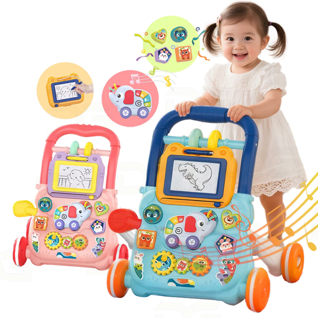 Andador Infantil Empurrador Infantil Educativo Mus