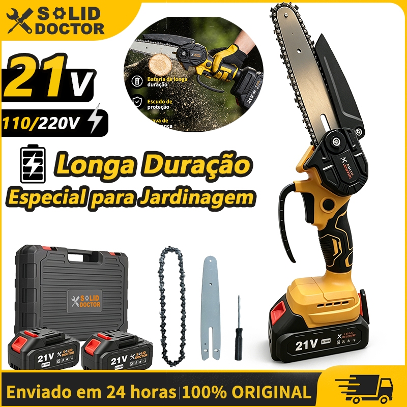 Solid Doctor Mini Motosserra Elétrica 6 Polegadas