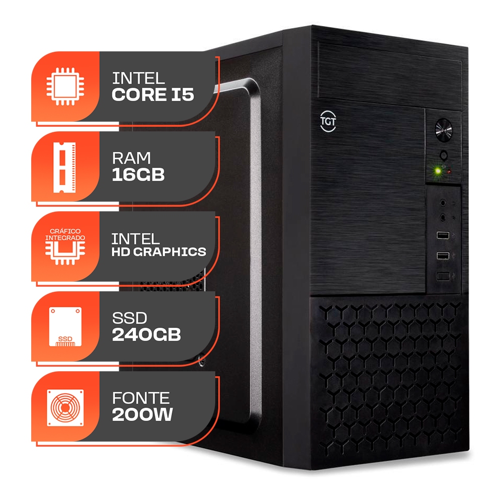 Computador Home Essential S, Intel Core I5, 16GB D
