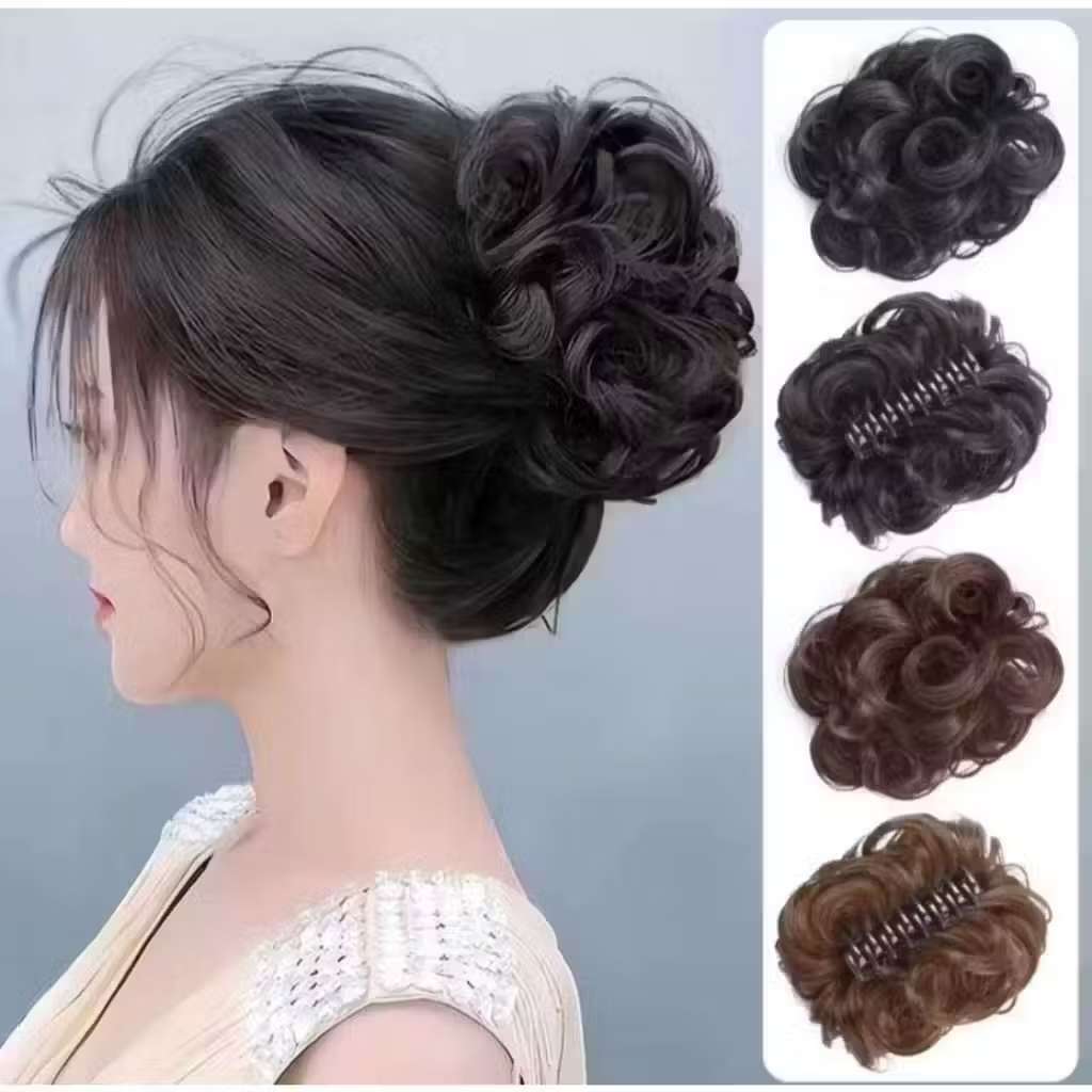 Peruca De Grampo De Cabelo Coreano-Realista De Apa