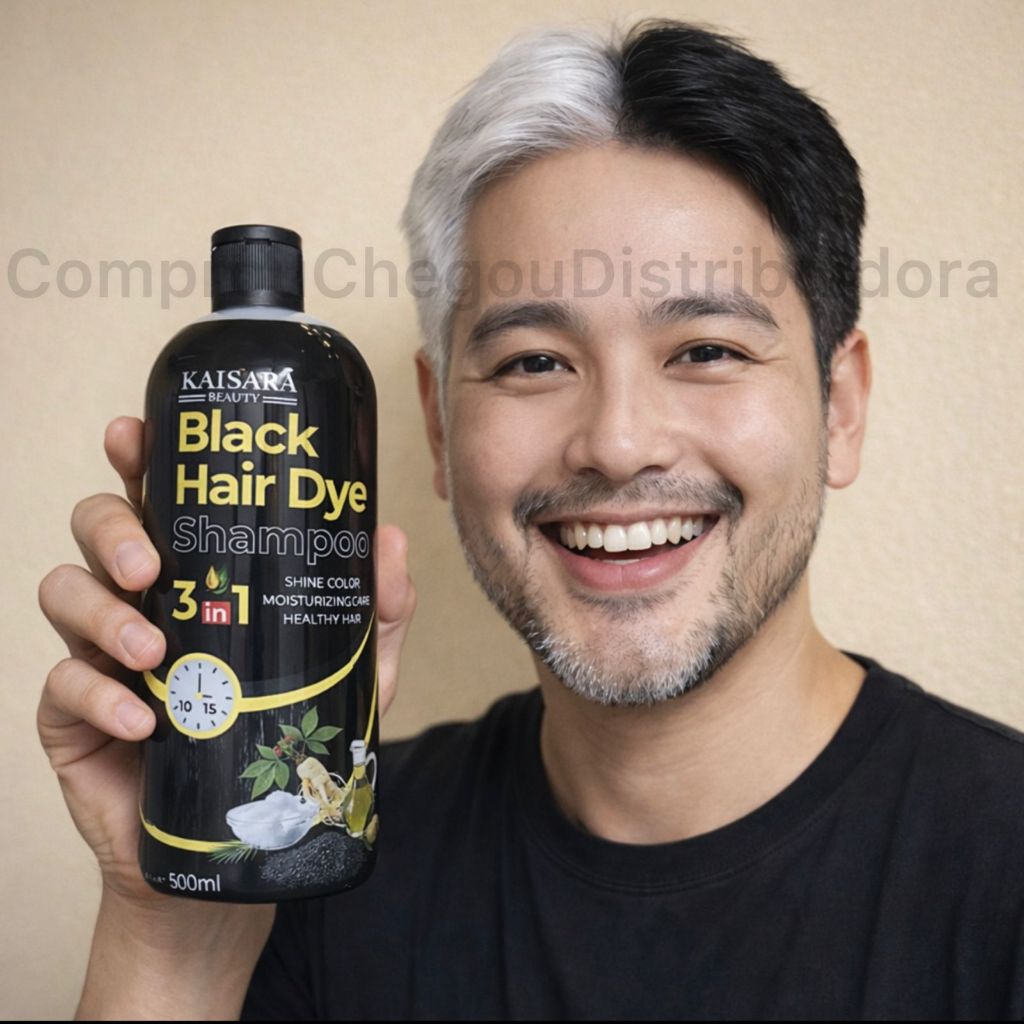 Shampoo Kaissara HAIR DYE 3 EM 1 500ml Tonalizante