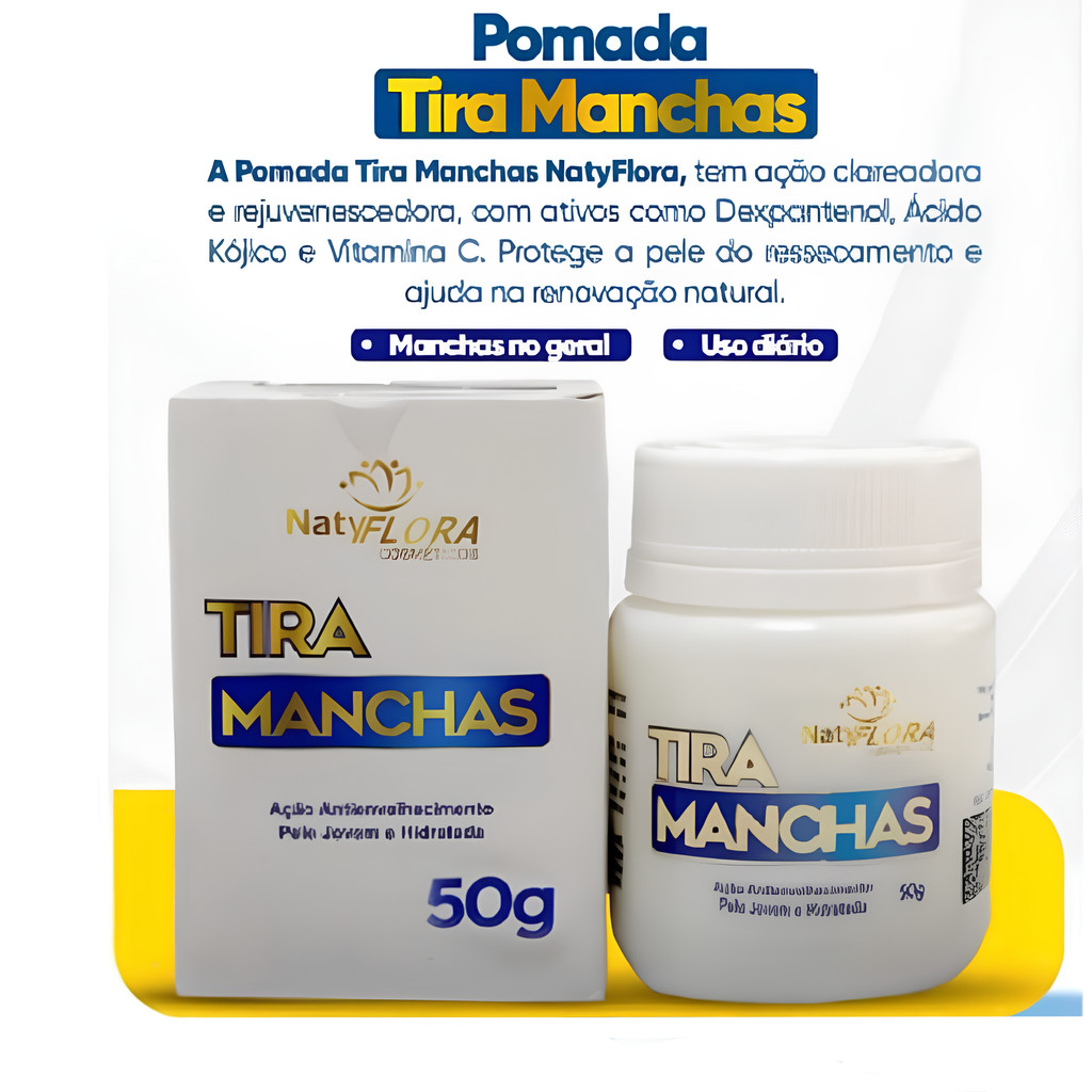 Pomada Tira Manchas natty flora