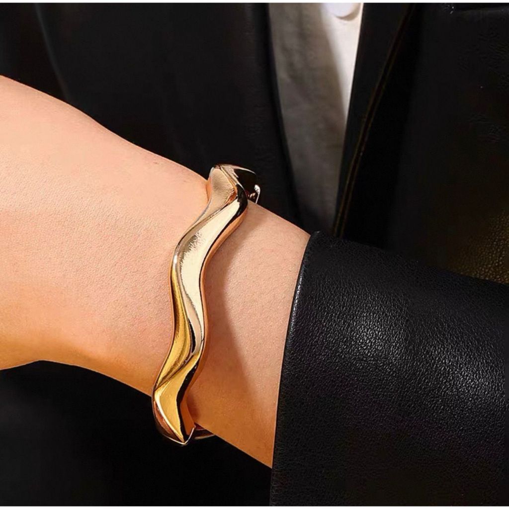 Bracelete Feminino Fashion Metalizado  Design Org�