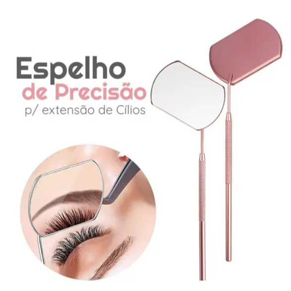 New Show Espelho de Precisão Inox Para Extensão 