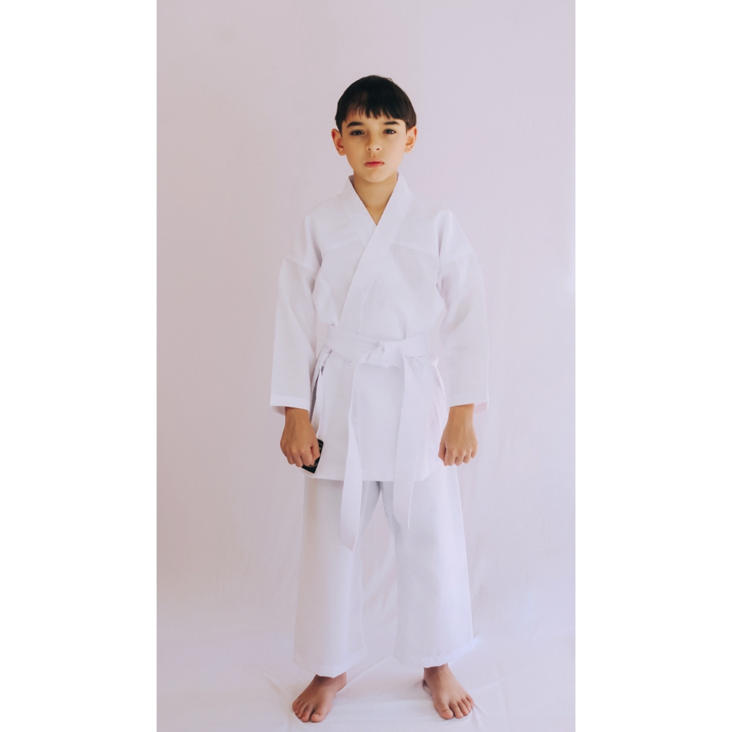Kimono para KARATÊ Branco de Oxford  Modelo LEVE 