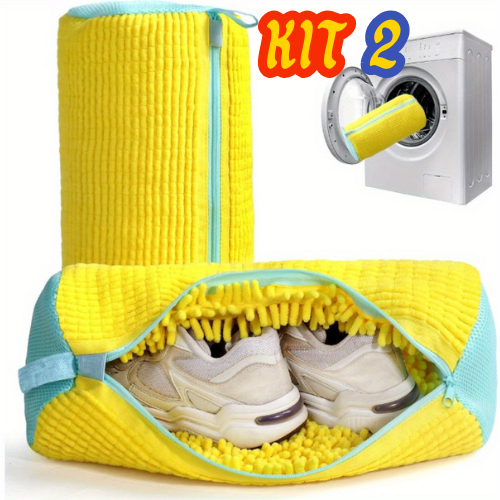 Kit 2 Sacos Lavar Sapato Saco De Viagem Armazename