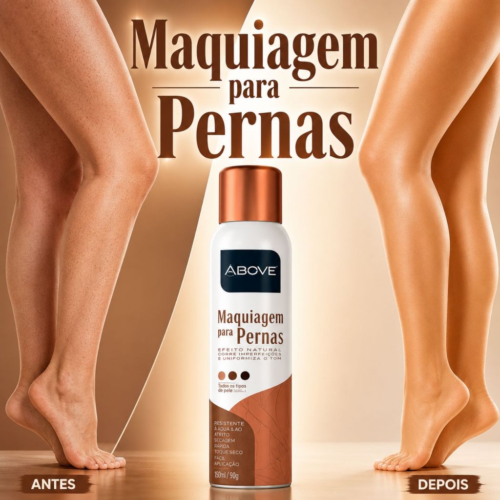 Maquiagem Para Pernas Em Spray Above Meia Calça E