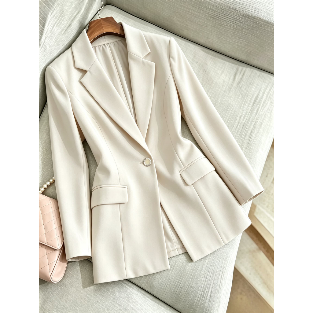 Blazer max alfaiataria feminino forrado com ombrei