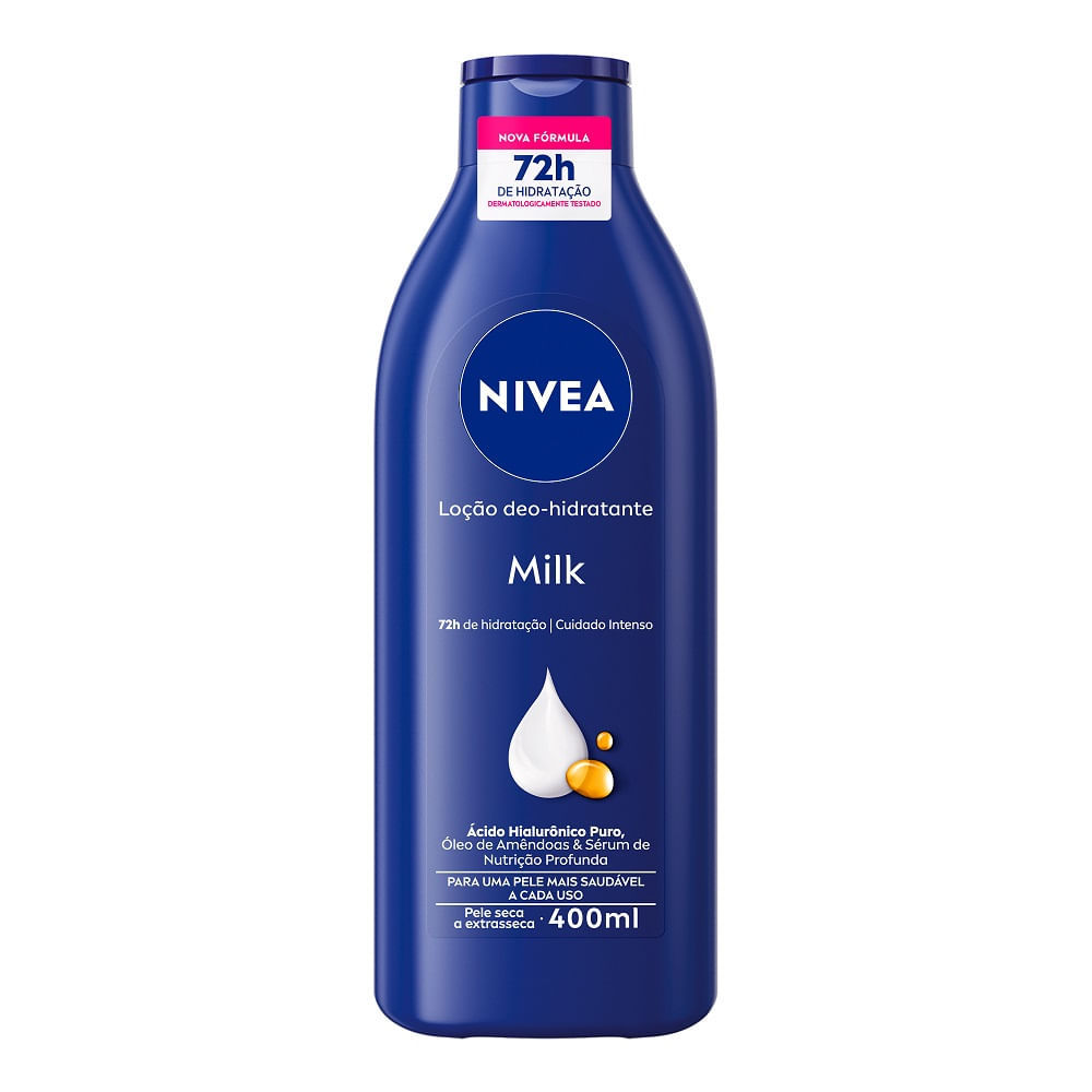 Loção Hidratante Nivea Milk Pele Seca a Extrasse