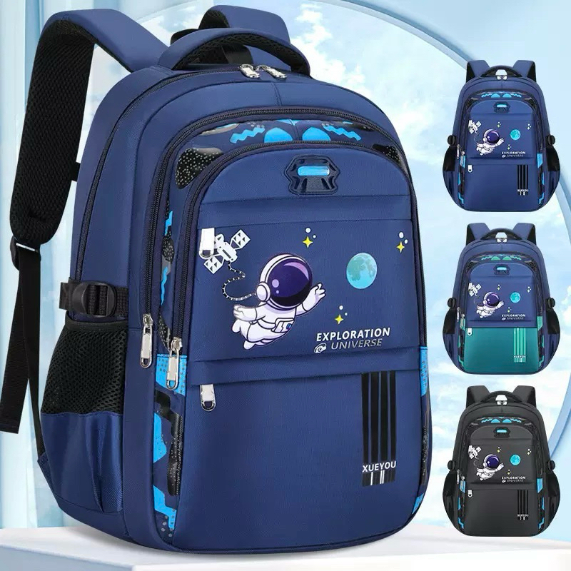 Mochila Para Crianças Escolar Astronauta Alunos D