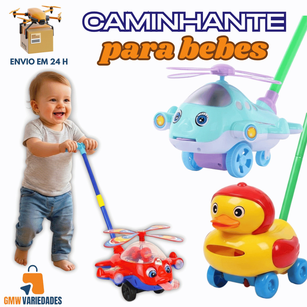 Push Plane Bebê Infantil Das Crianças Empurrador