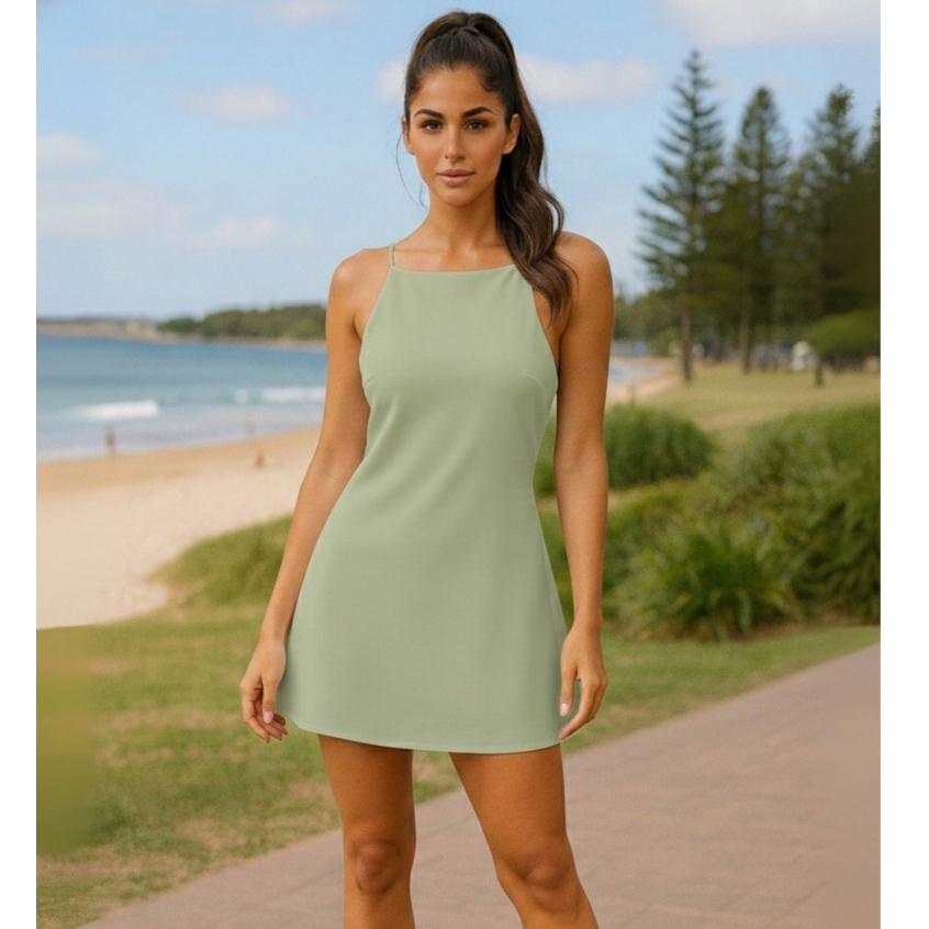 Vestido em Alfaiataria Feminino  Elegante  Curto M