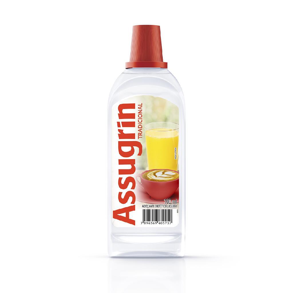 Adoçante líquido assugrin zero calorias 100 ml p