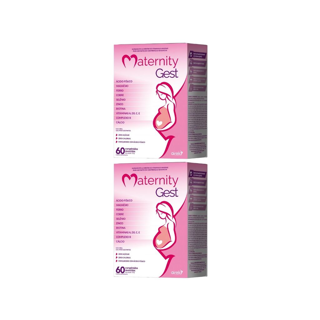 Kit 2 Un Maternity Gest Multivitamínico Airela &#
