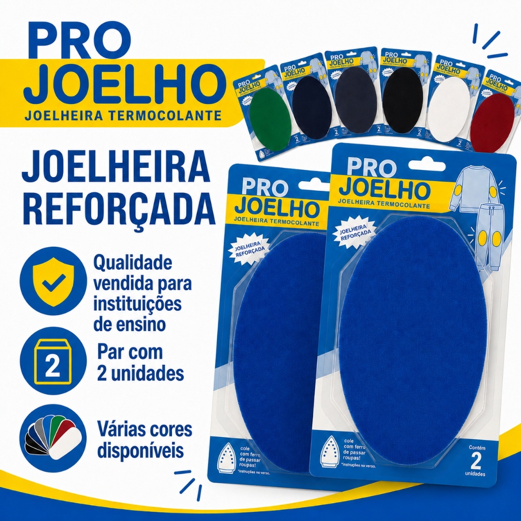 Par Joelheiras Termocolantes Reforçada Cola Forte