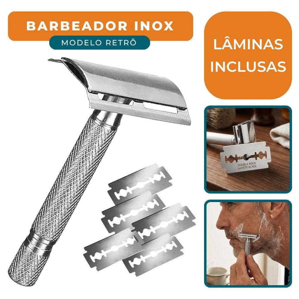 Aparelho De Barbear Articulado Barbeador Clássico
