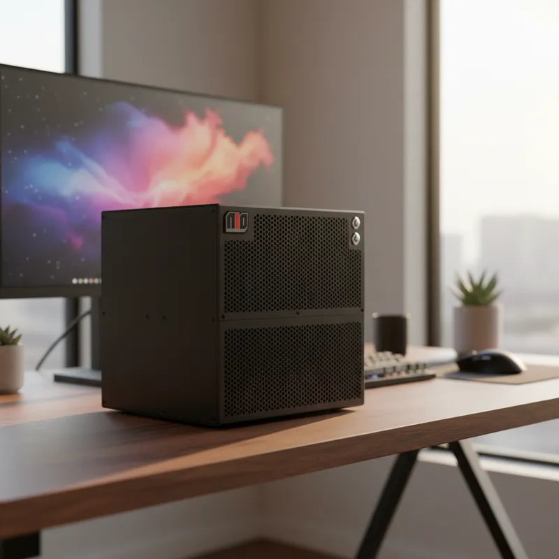 Gabinete NAS N10 – MATX, 2 SSD, 8 HDD, FONTE