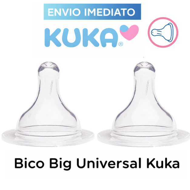 Kit Bico Big Kuka Universal Redondo 100% Silicone 