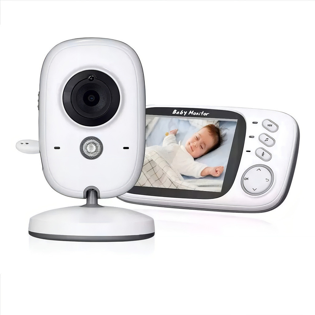 Babá Eletrônica 2.4GHz com Câmera e Monitor LCD
