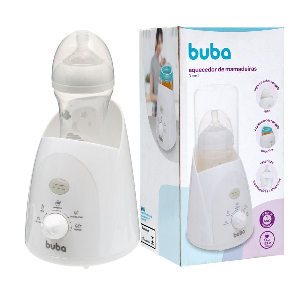 Aquecedor Esterilizador De Mamadeira Papinha Branc