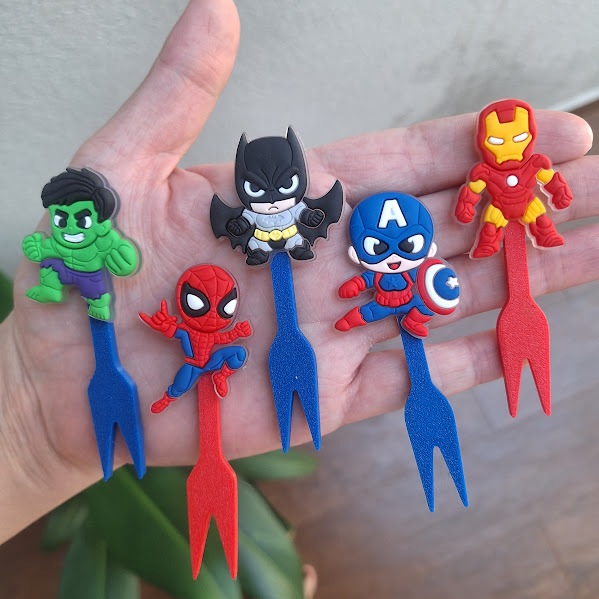 herois – garfinho espeto palito para lanchei