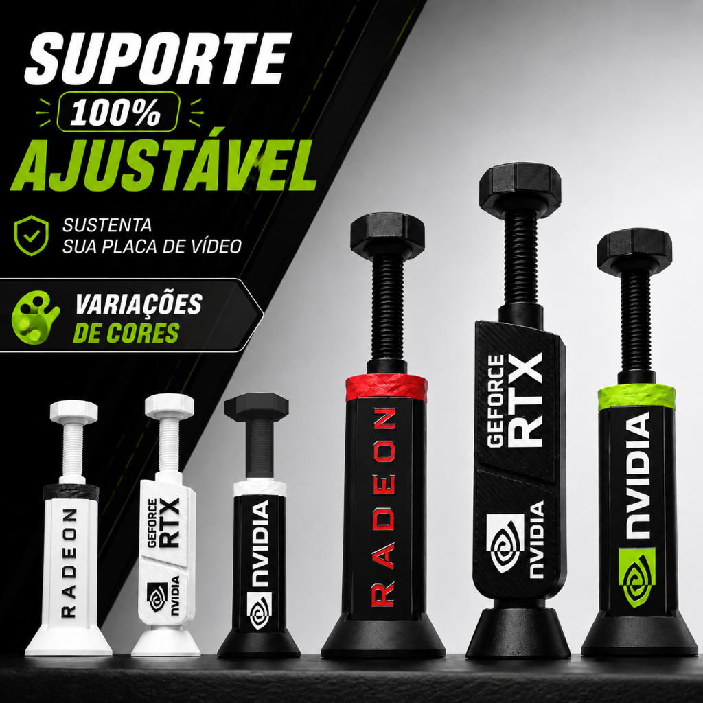 Suporte para Placa de Vídeo GPU Ajustável Nvidia