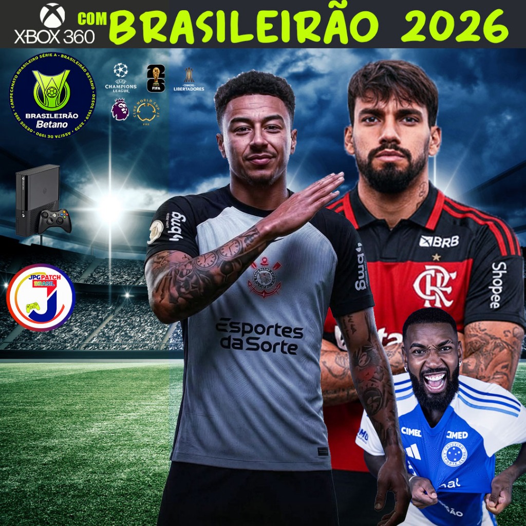 Pes 2026 para X box 360 – EDIÇÃO P/JOGO PE
